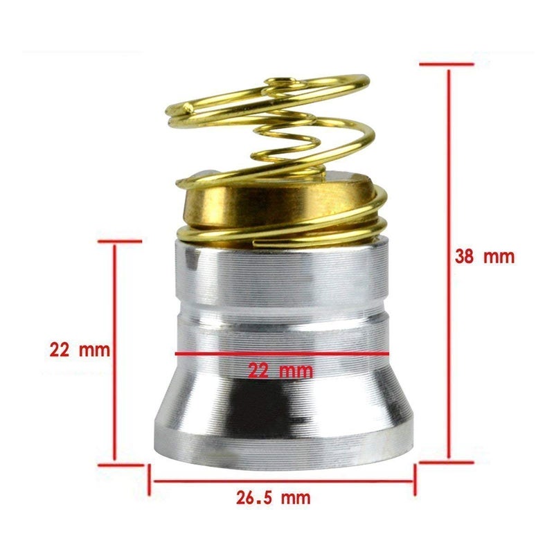 BESTSUN 2 Pack Ultra Bright Flashlight LED Bulb Single Mode 1200Lumens Drop-in P60 Design Module Flashlights Repair Replacement Bulbs for C2 G2 Z2 6P 9P G3 S3 D2 501B 502B - Image 3